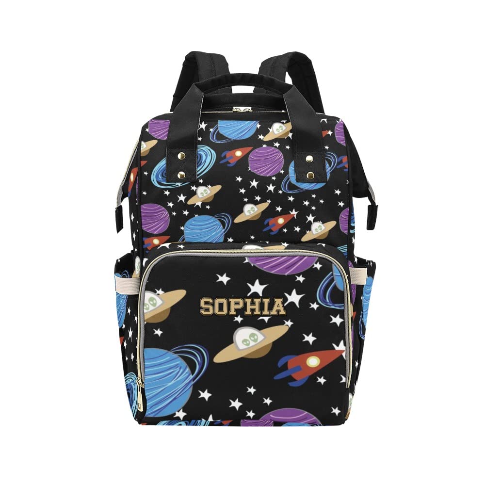 Personalized Space Diaper Bag for Moms - Baby Shower Gift