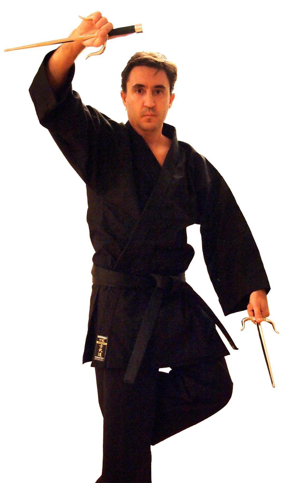 Premium 100% Cotton Black Karate Gi Jacket - Authentic Kobudo Uniform for Martial Arts Training & Competition | Ideal for Karate, Kobudo, and Traditional Japanese Martial Arts Practice