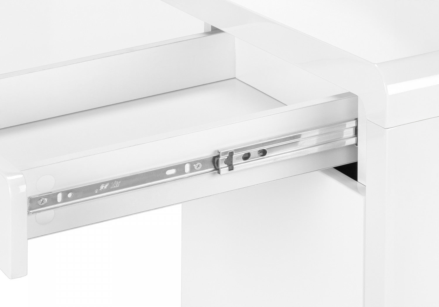 Modern White Office Desk - Ergonomic Study Desk for Home & Office Workspace - Perfect for Remote Work, Gaming & Study
