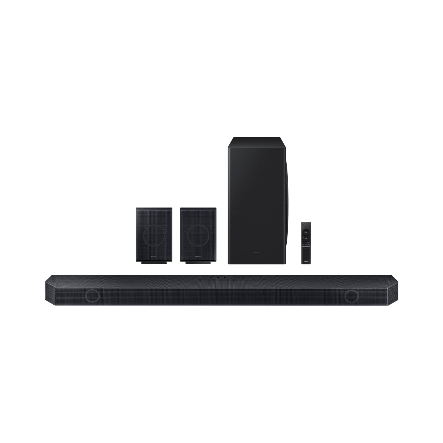 Samsung HW-Q910D/ZA 9.1.2 Channel Wireless Dolby Atmos Soundbar with Rear Speakers - Immersive Home Theater Audio for Movies, Music & Gaming