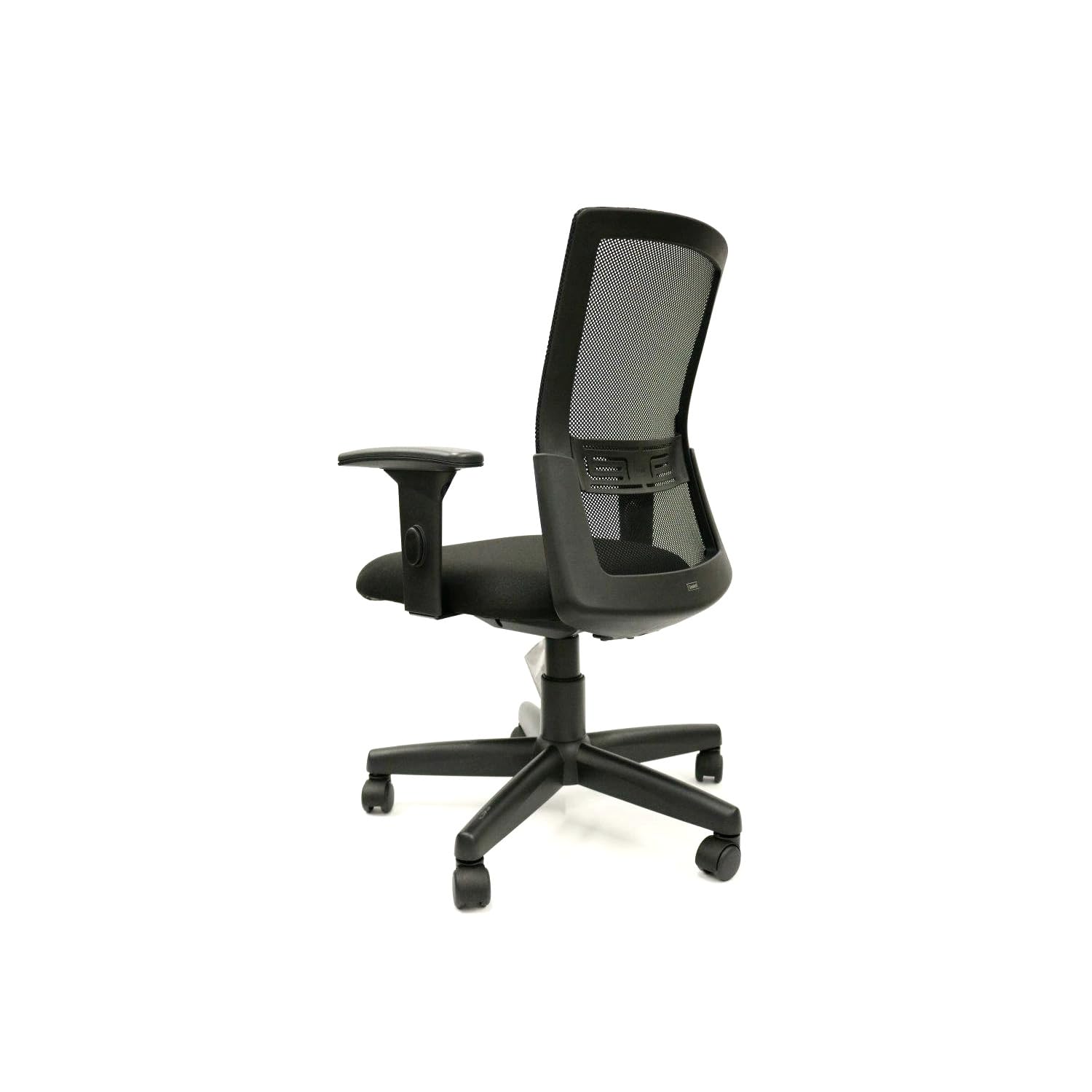 MOOV Light Ergonomic Office Chair - High-Back Mesh Computer Desk Chair with Adjustable Lumbar Support, Height & Arms - Breathable Fabric for Home & Office Workspaces - Black
