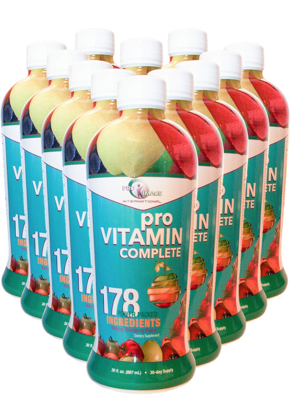 12-30 Oz Pro Vitamin Complete Liquid Vitamin Supplement for Adults - Boost Energy, Immunity & Overall Health - Perfect for Daily Wellness & Active Lifestyles