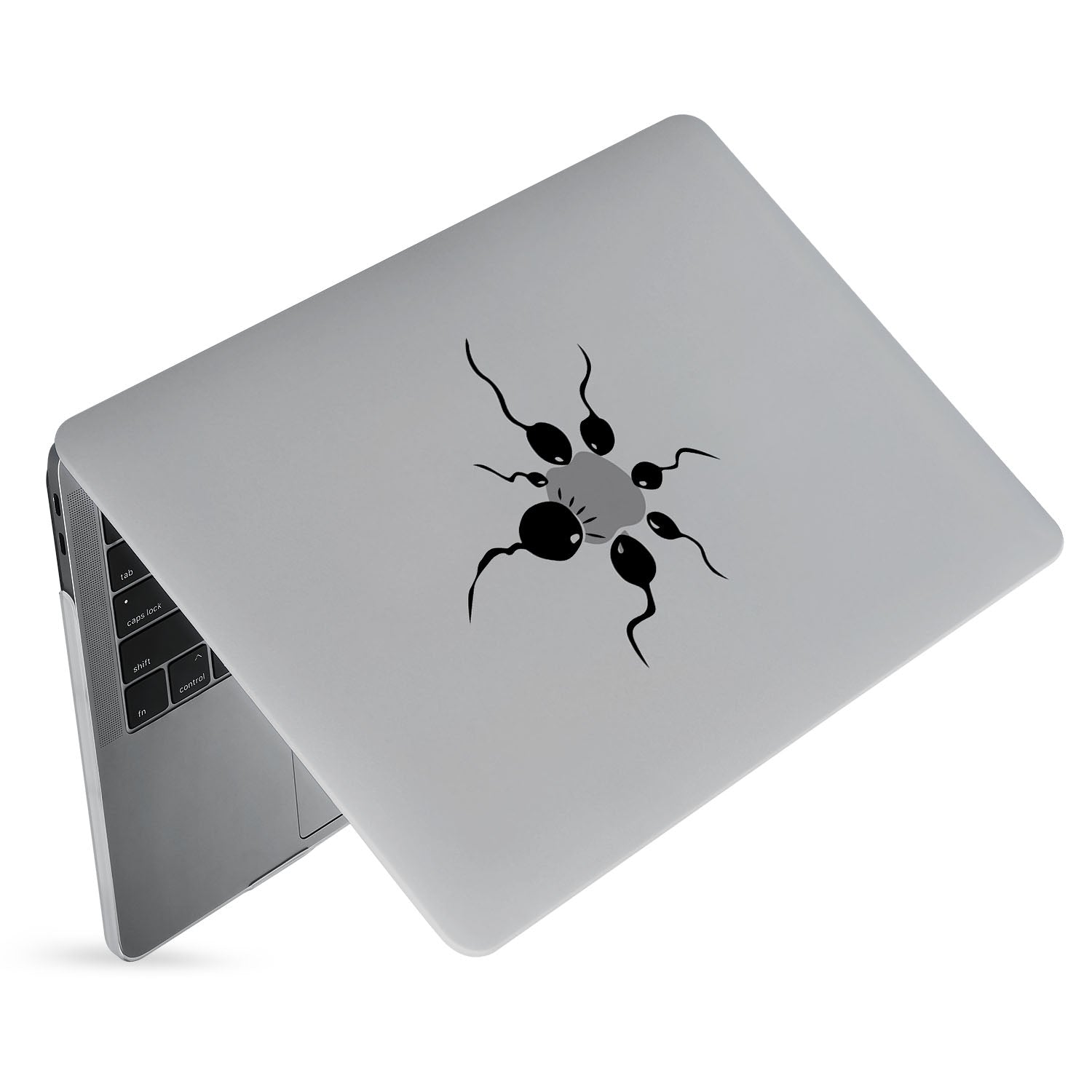 Funny MacBook Case with Apple Logo Design - Protective Cover for MacBook Air/Pro - Perfect for Work, School & Travel