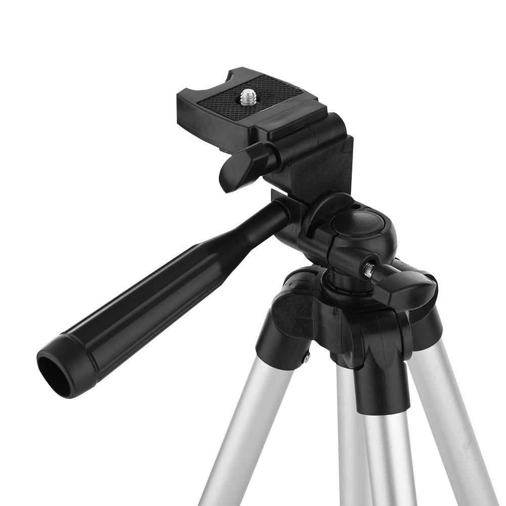 Universal Adjustable Phone Tripod Stand - Portable Travel Tripod for Smartphones & Digital Cameras with Storage Bag - Perfect for Vlogging, Live Streaming & Outdoor Photography