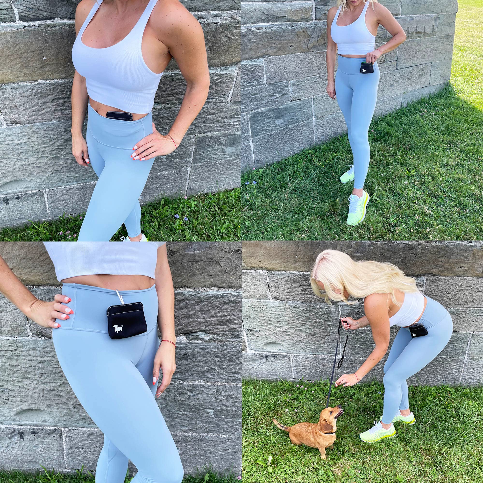 Portable Dog Treat Pouch with Magnetic Closure - Durable Pet Training Treat Bag for Small Dogs - Hands-Free Dog Walking Accessories - Perfect for Outdoor Adventures, Obedience Training & Daily Walks (Turquoise)