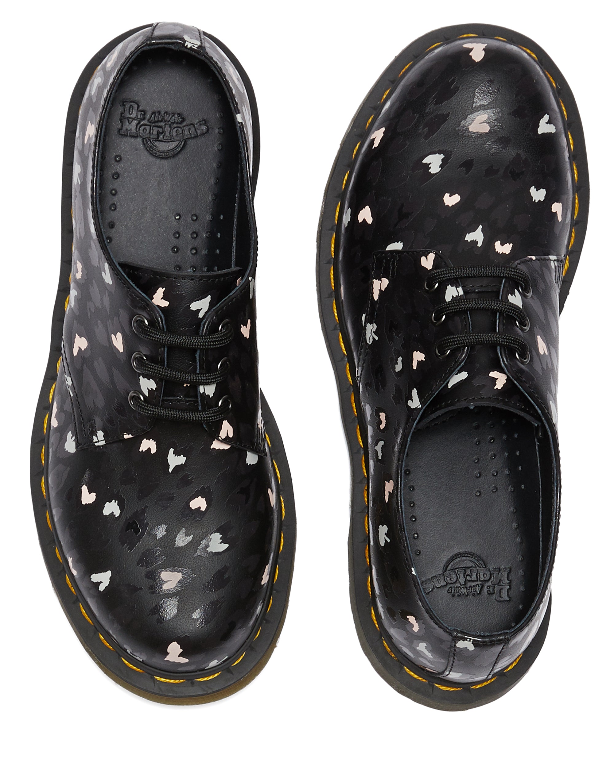 Dr. Martens 1461 Wild Heart Chaos Backhard Oxford Shoes - Punk Style Unisex Leather Shoes for Men & Women - Perfect for Casual Wear, Concerts & Alternative Fashion