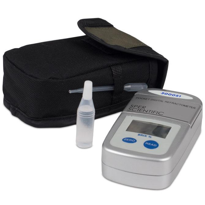 Digital Pocket Refractometer for Brix Measurement (40-88%) - Ideal for Honey, Maple Syrup, and Fruit Juice Testing
