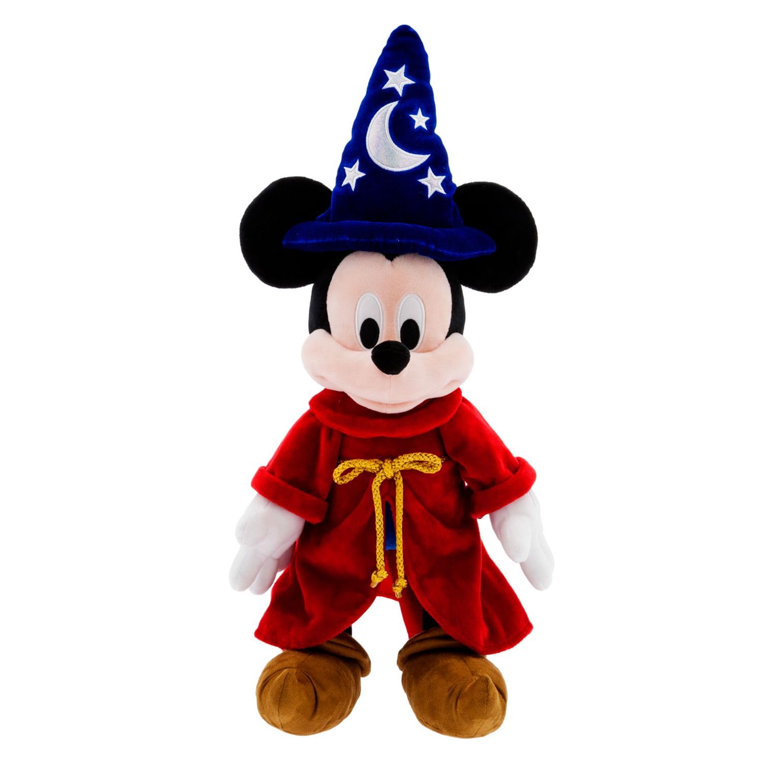 Official Disney Fantasia Collection: 22-Inch Sorcerer Mickey Mouse Plush Stuffed Animal - Authentic, Soft & Cuddly Toy for Kids & Collectors - Perfect for Disney Fans, Birthday Gifts, and Home Decor
