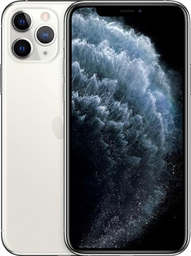 Apple iPhone 11 Pro Max 64GB Silver - Unlocked Renewed Smartphone for T-Mobile | Premium Camera, Long Battery Life | Perfect for Travel, Photography & Business Use