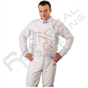 350N Elastic RF PBT Adult Fencing Jacket - Lightweight Protective Gear for Fencing Practice & Competition | Perfect for Foil, Epee & Saber Training