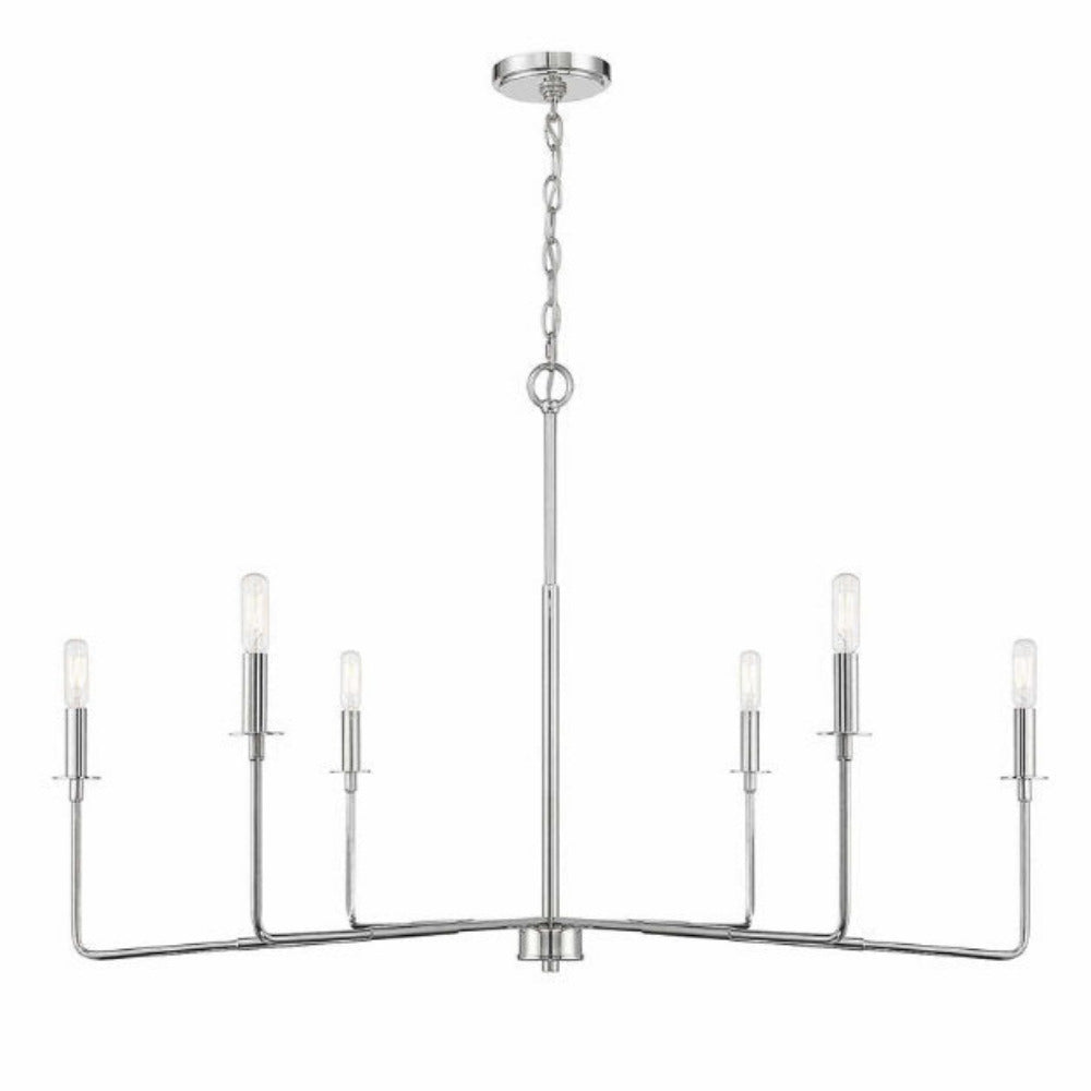 Harrison Crystal Chandelier - Elegant Modern Ceiling Light Fixture for Dining Room, Living Room, and Bedroom Decor | Energy Efficient LED Lighting for Home & Office
