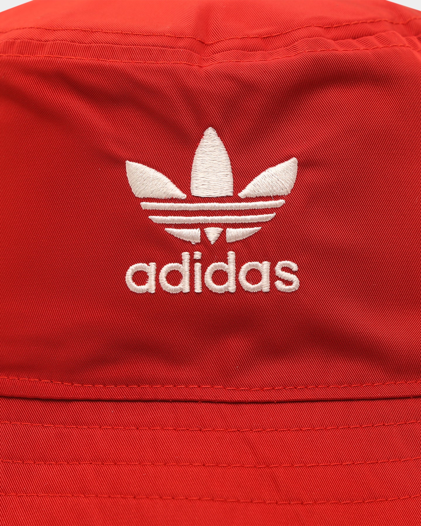 Adidas Bucket Hat for Men & Women - Red & Off White Adjustable Sun Hat for Outdoor Sports, Beach, Hiking & Casual Wear