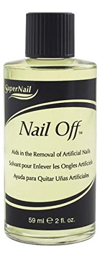 Super Nail Nail-Off 2 Oz (Pack of 3) - Professional Strength Nail Polish Remover for Salon & Home Use - Fast Acting, Gentle Formula for Acrylic & Gel Nails