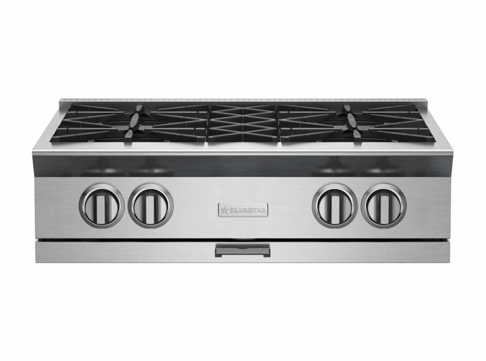 Bluestar BSPRT304B 30-Inch Platinum Professional Gas Rangetop - Premium Restaurant-Grade Cooktop for Home Chefs & Commercial Kitchens
