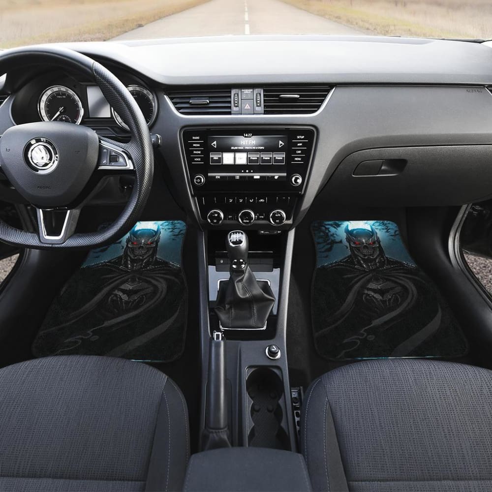 Batman vs Terminator Themed Car Floor Mats - Dark Design for DC & Sci-Fi Fans - Perfect for Superhero & Movie Enthusiasts' Vehicles