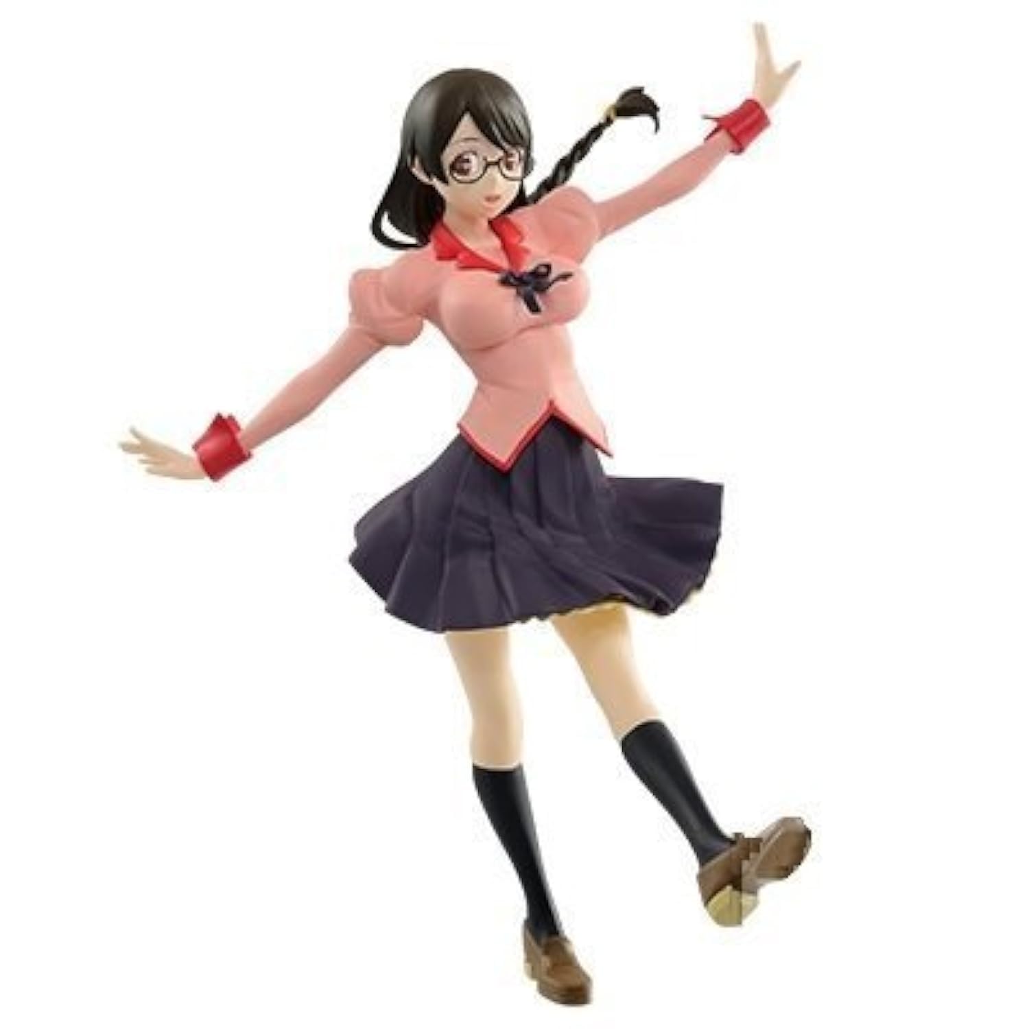 Banpresto Kizumonogatari: Tsubasa Hanekawa SQ Anime Figure - Collectible Japanese Manga Character Statue for Home Display & Anime Fans Gift