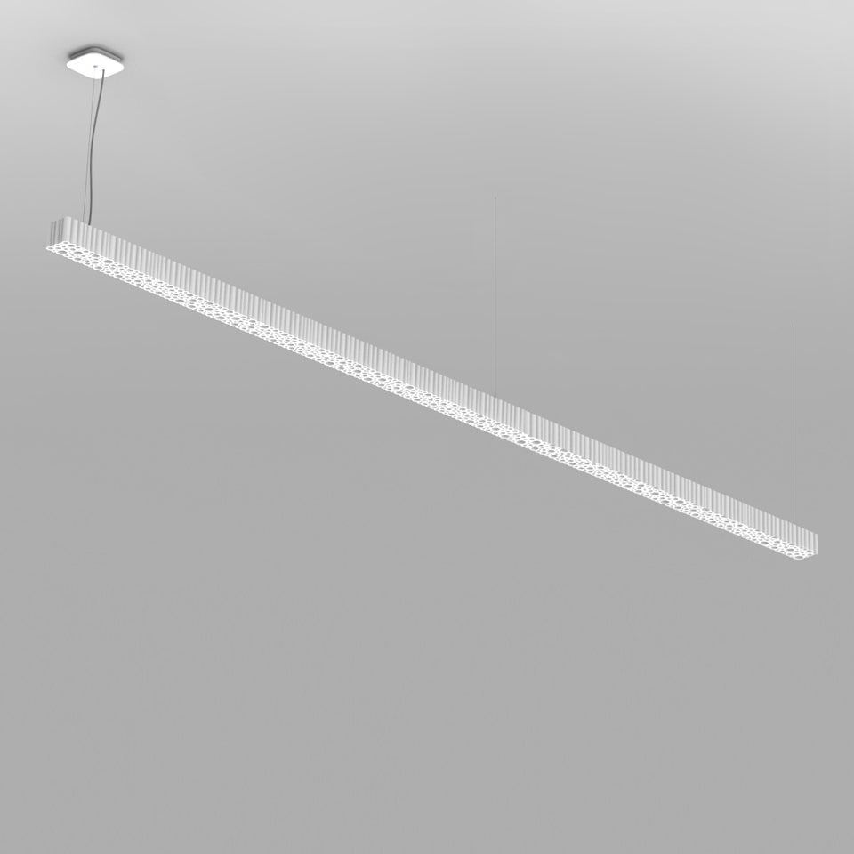 CALIPSO LINEAR 180 Stand Alone LED Light Fixture - Modern Linear Pendant Lighting for Kitchen Island, Dining Room, and Office Spaces