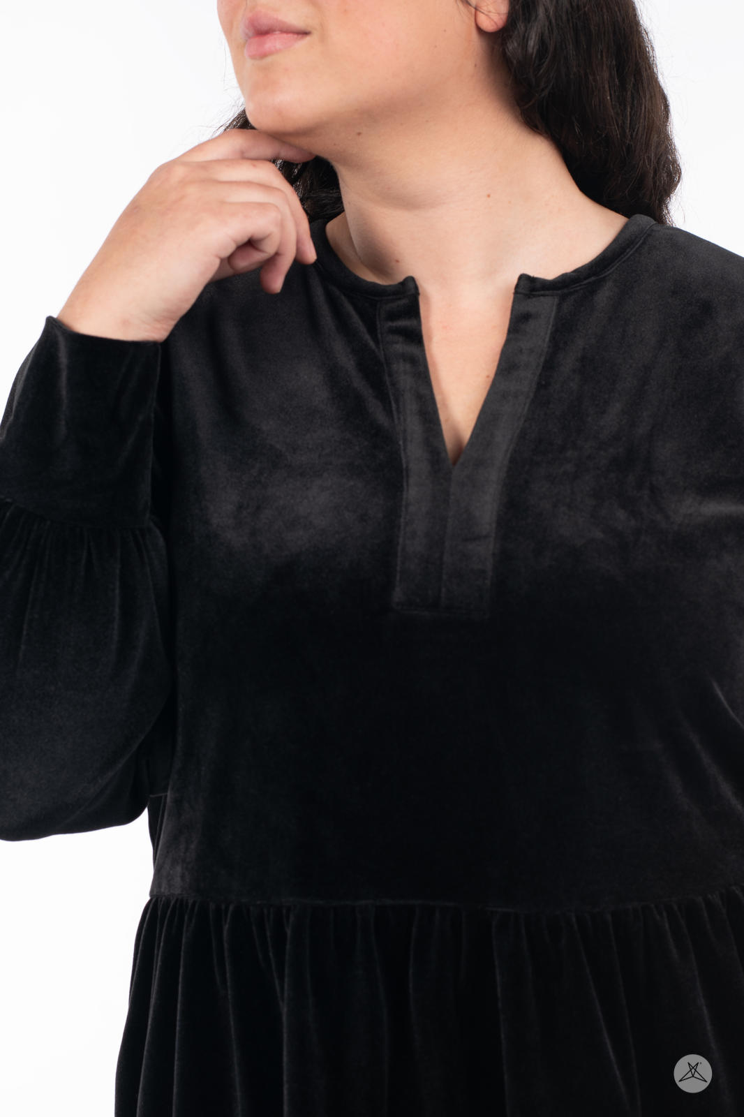Velour Party Dress for Women - Elegant & Comfortable Long Sleeve Bodycon Dress for Night Out, Club, Cocktail Party, Holiday Celebration
