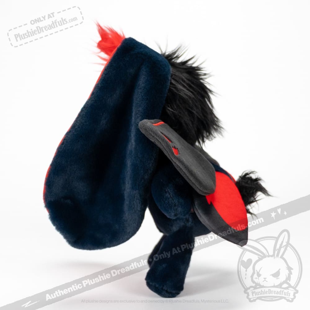 Plushie Dreadfuls Emo Moth Rabbit Stuffed Animal - Soft Cute Plush Toy for Kids, Teens & Collectors | Perfect for Gifts, Bedroom Decor & Emotional Support