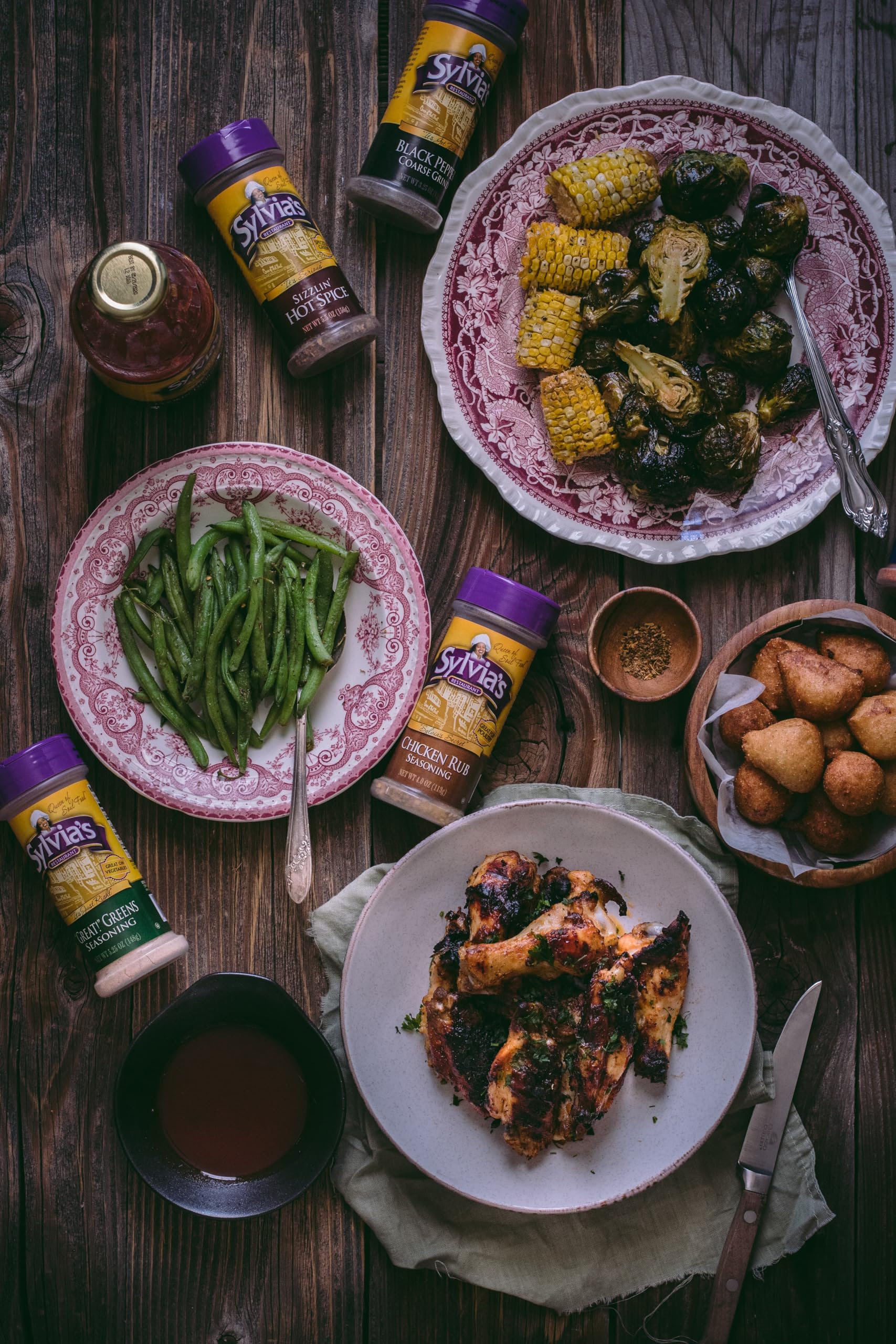 Premium Sylvia's Restaurant Great! Greens Seasoning - All-Purpose Southern Vegetable Seasoning for Collard Greens, 5.25oz (Pack of 12) - Perfect for Soul Food, BBQ, and Home Cooking