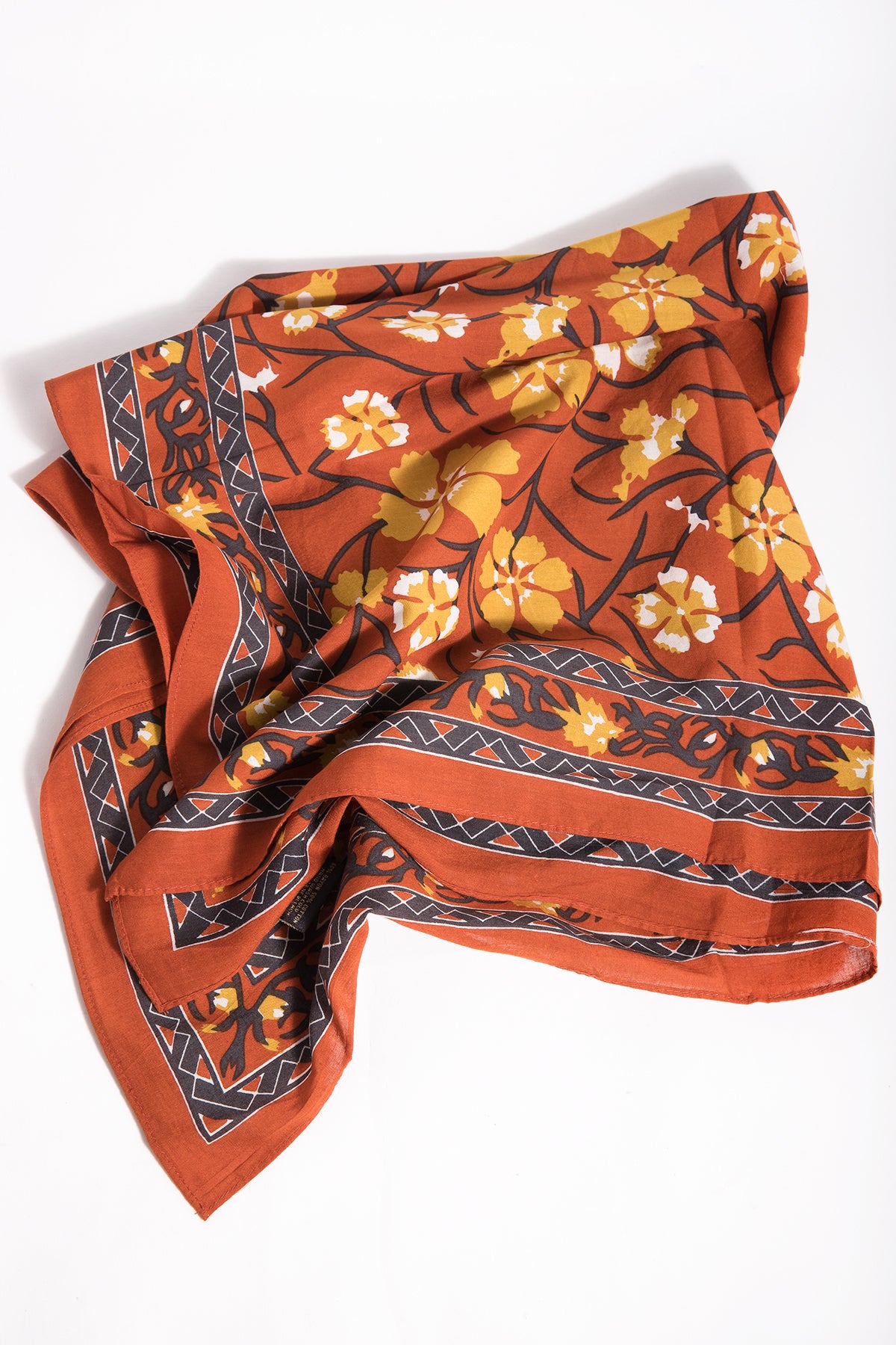 Floral Bandana Scarf - Stylish & Versatile Fashion Accessory for Women, Men - Perfect for Headband, Neck Scarf, Hair Wrap, Face Covering & Outdoor Activities