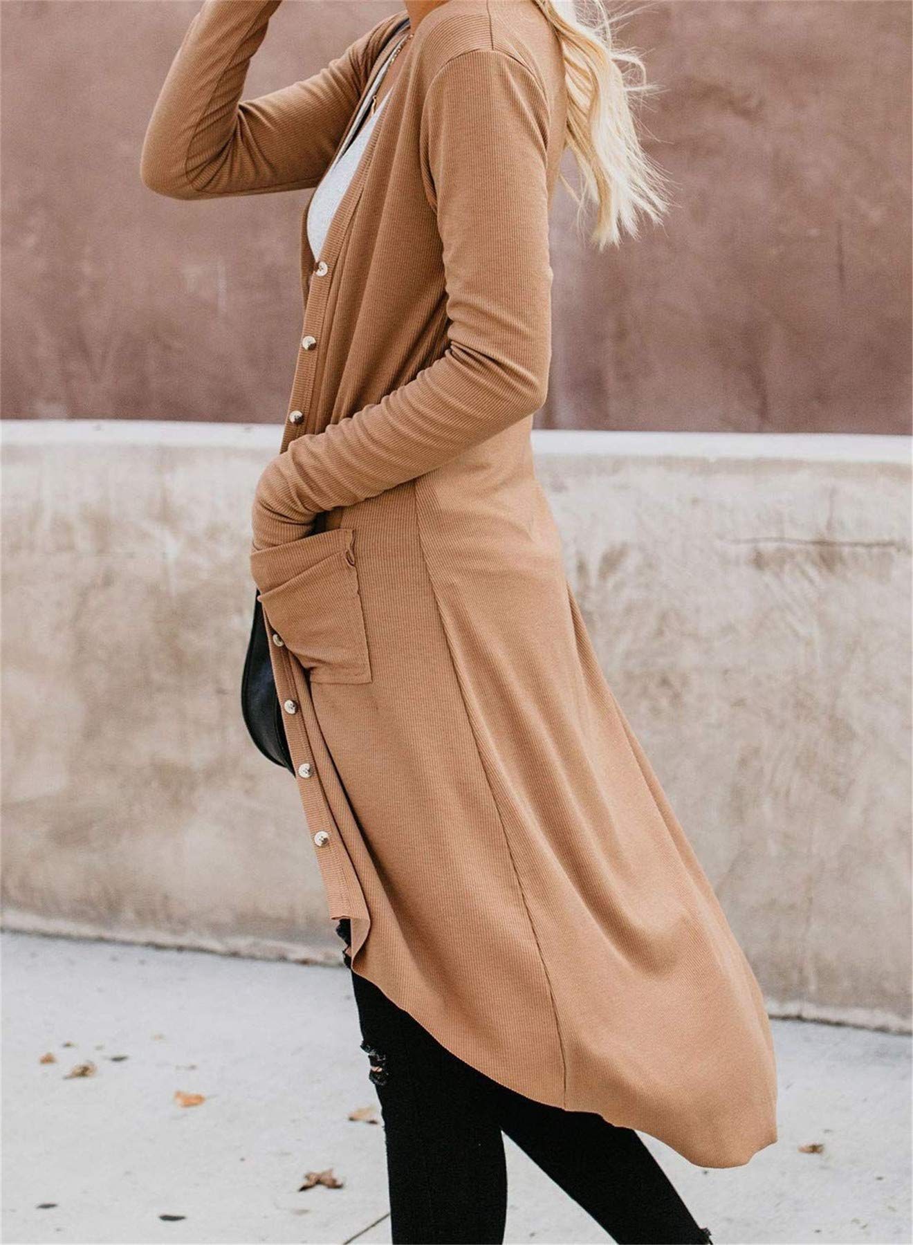 Andongnywell Women's Turtleneck Sweater Dress - Winter Knit Long Sleeve Mini Dress Jumper for Casual Wear | Perfect for Office, Date Night & Holiday Outfits