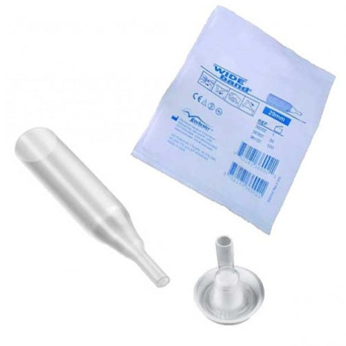 Bard WideBand Self-Adhering Male External Catheter - Intermediate Size 32mm (1 Count) - Comfortable & Secure Urinary Incontinence Solution for Men at Home or Travel