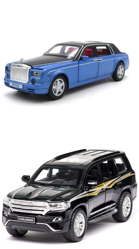 Exegi Enterprise Alloy Metal Pull Back Toy Cars - 3-Pack Die Cast Model Vehicles with Music & Lights - Collectible Pullback Action Cars for Kids & Adults - Perfect for Playtime, Gifts & Display Collections