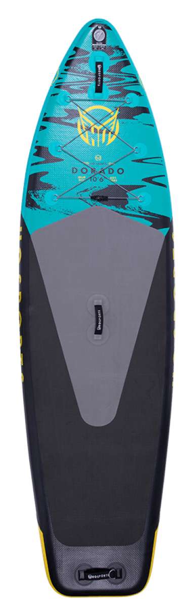 HO Sports 10'6 Dorado Inflatable Stand Up Paddle Board (iSUP) - Premium SUP for Adults & Kids - Perfect for Lakes, Rivers & Ocean Surfing - 2022 Model