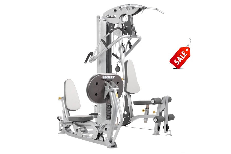 Hoist V Express Home Gym with Leg Press - Compact Strength Training Equipment for Full Body Workouts at Home | Perfect for Small Spaces & Home Fitness