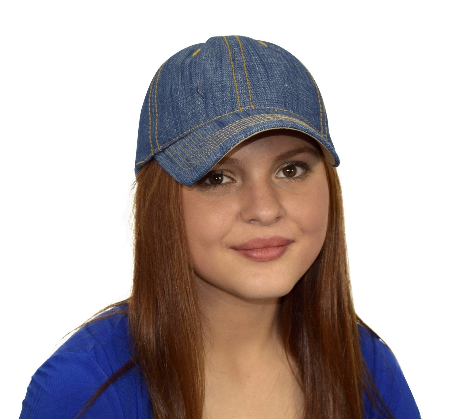 Unisex Washed Denim Sun Hat - Adjustable Baseball Cap for Men & Women - Perfect for Outdoor Sports, Beach, Hiking and Summer Fashion