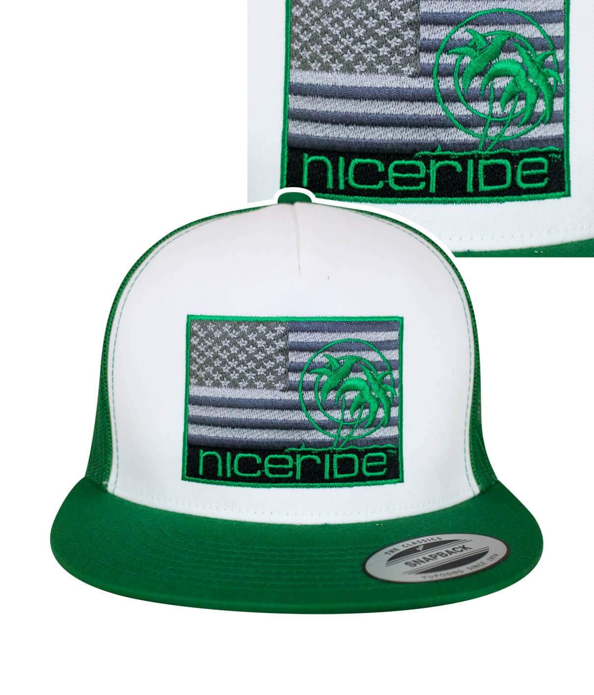 Strong Classic 6006 Snapback Trucker Baseball Hat - Adjustable Green Cap for Men & Women - Perfect for Outdoor Sports, Casual Wear and Street Fashion