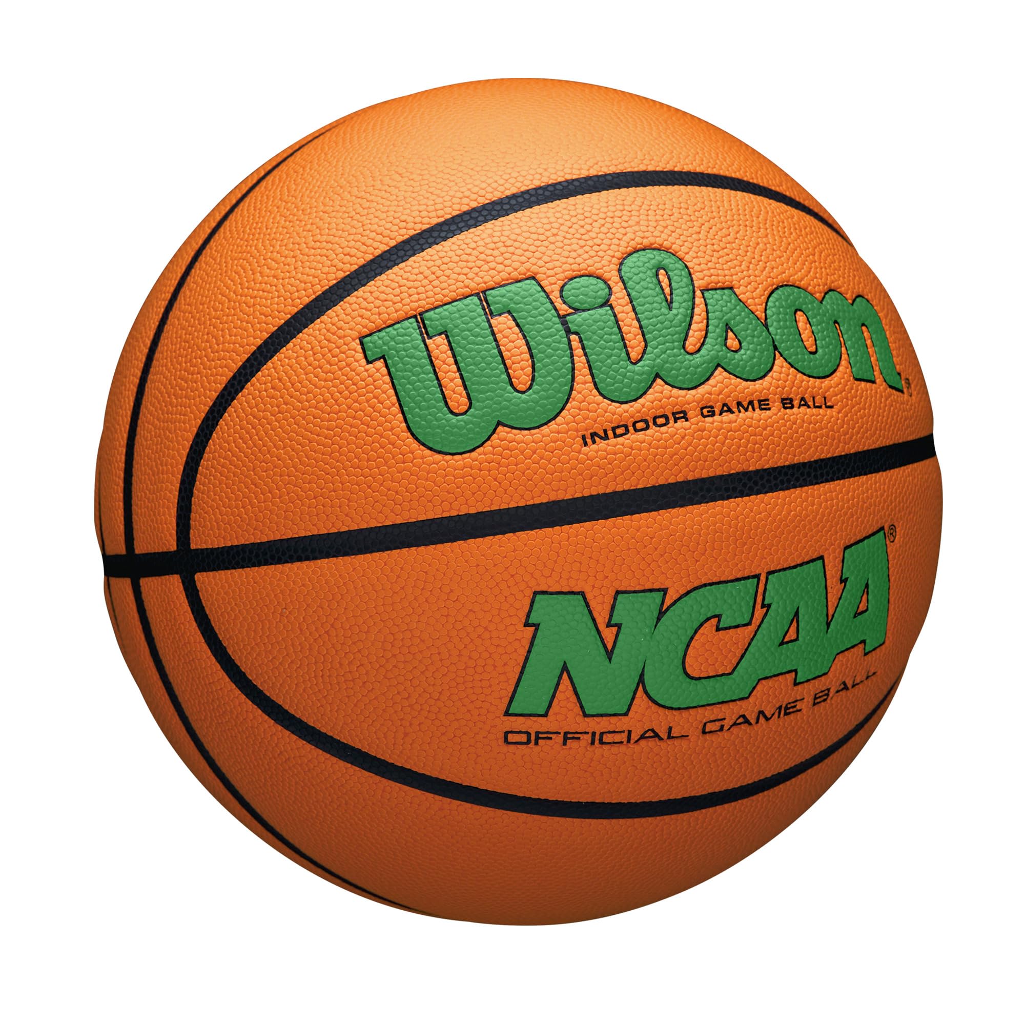 Wilson NCAA Evo NXT Official Indoor Game Basketball - Size 6 & 7 for Men & Women - Premium Performance Basketball for College, High School, and Recreational Play