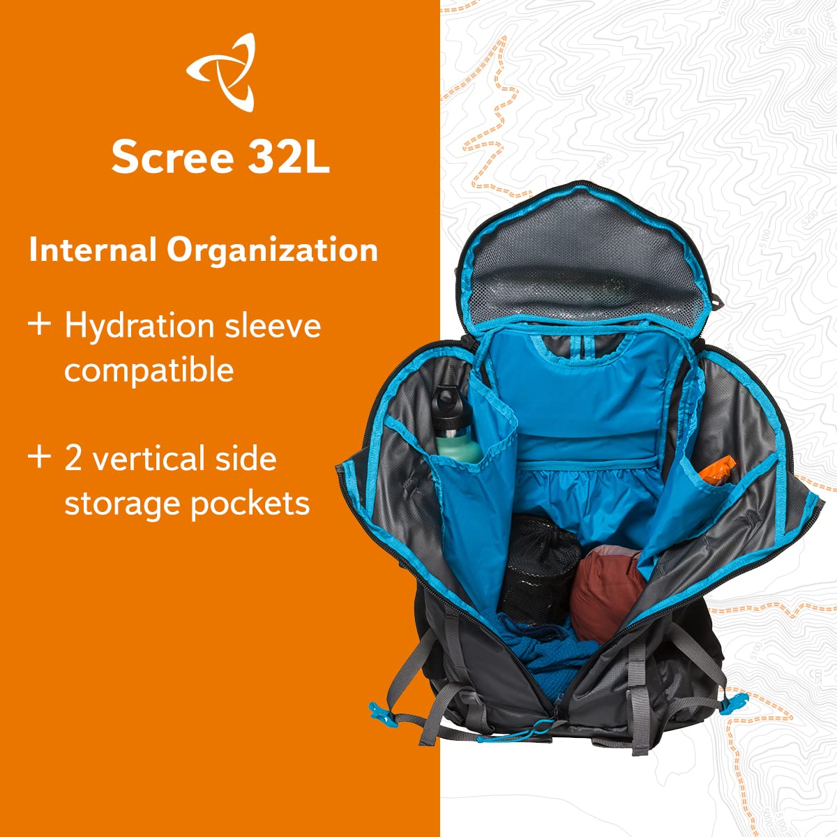 Mystery Ranch Scree 32 Women's Hiking Backpack - Lightweight Technical Daypack for Outdoor Adventures, Shadow Moon XS/S - Perfect for Day Hikes, Travel & Commuting