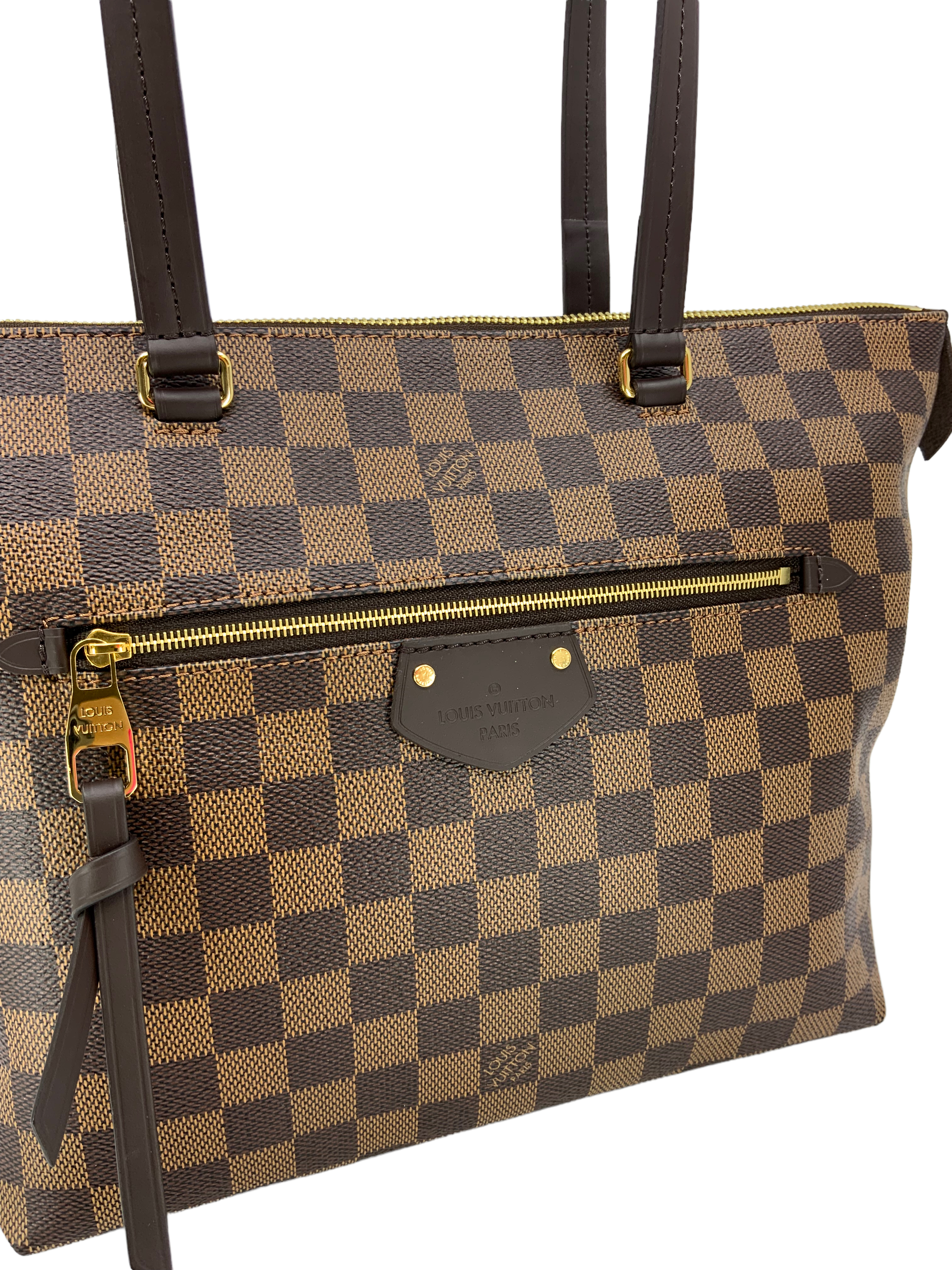 Authentic LOUIS VUITTON Damier Ebene Iena PM Tote Bag for Women | Luxury Designer Handbag | Perfect for Work, Travel & Everyday Use