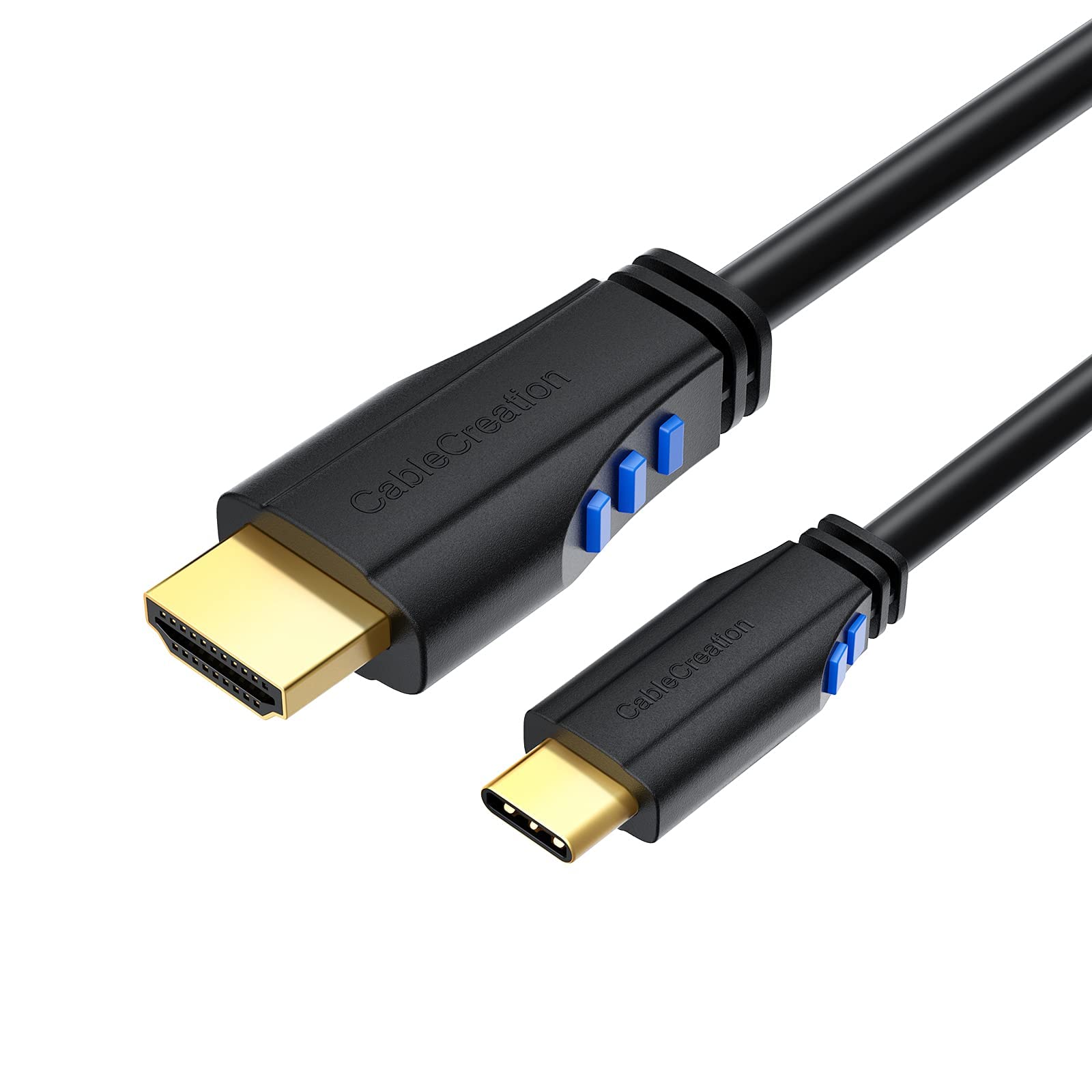 CableCreation 16FT USB C to HDMI Cable 4K 60Hz, USB Type C to HDMI Adapter for iPhone 15/15 Plus/15 Pro/15 Pro Max, MacBook Pro, iPad Pro, Surface Go, Dell XPS 13, Lenovo Yoga 920, LG G7, Samsung Galaxy S23 - Perfect for Home Theater, Office Presentations & Gaming