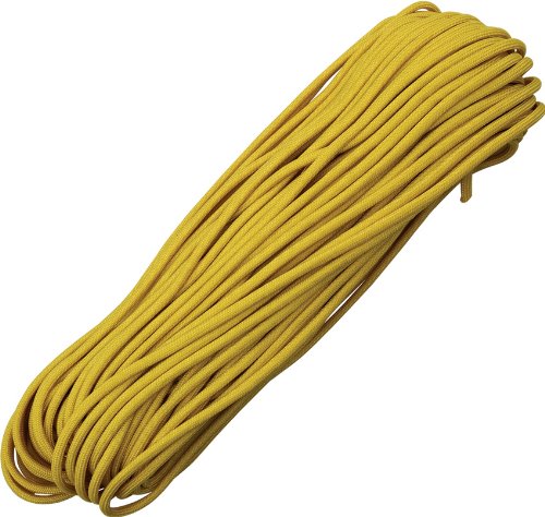 Premium Marbles Parachute Cord - 550 Paracord Rope in Yellow/Gold for Outdoor Survival, Camping Gear & DIY Crafts