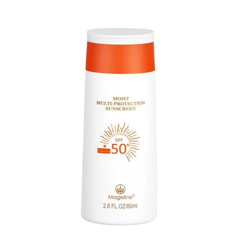 MAGELINE Moisturizing Sunscreen SPF 50 - Broad Spectrum UVA/UVB Protection, Water Resistant, Non-Greasy Formula for Daily Face & Body Use - Perfect for Beach, Outdoor Sports & Everyday Sun Protection