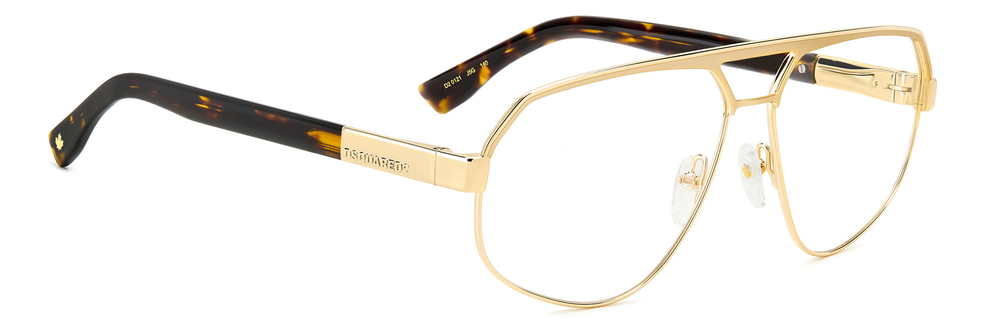 DSQUARED2 D2 0121 Sunglasses - Polarized Aviator Style for Men & Women - Perfect for Driving, Beach & Outdoor Activities
