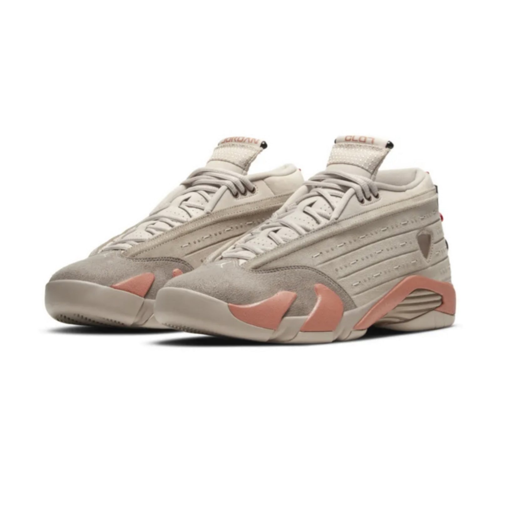 Air Jordan 14 Low CLOT Terra Blush Sneakers - Men's Basketball Shoes for Casual Wear & Street Style Fashion