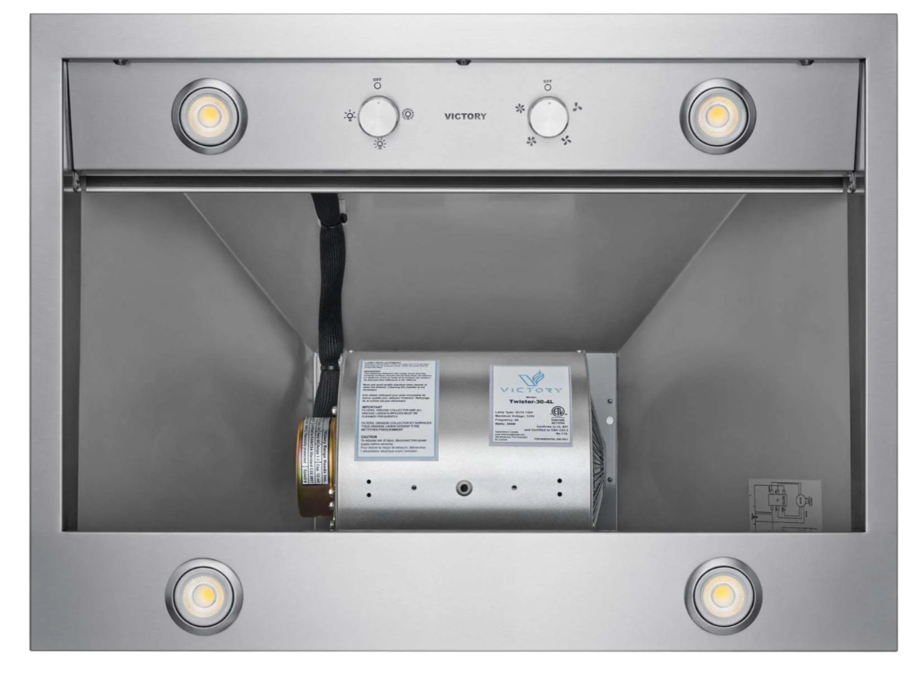 Victory Range Hood Twister 36