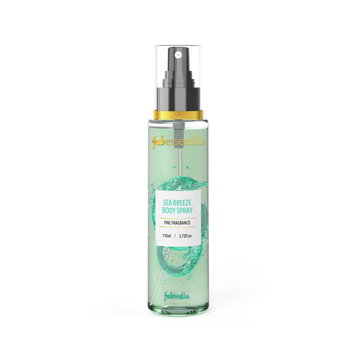 Fabessentials Sea Breeze Body Spray for Women & Men - Refreshing Citrus Amber Woody Fragrance | Long Lasting Skin Friendly Everyday Mist (110ml) | Perfect for Gym, Travel & Daily Freshness