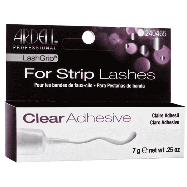 Ardell LashGrip Strip Adhesive Clear (65056) - Strong False Eyelash Glue for Long-Lasting Hold - Perfect for Daily Wear, Special Occasions & Makeup Artists