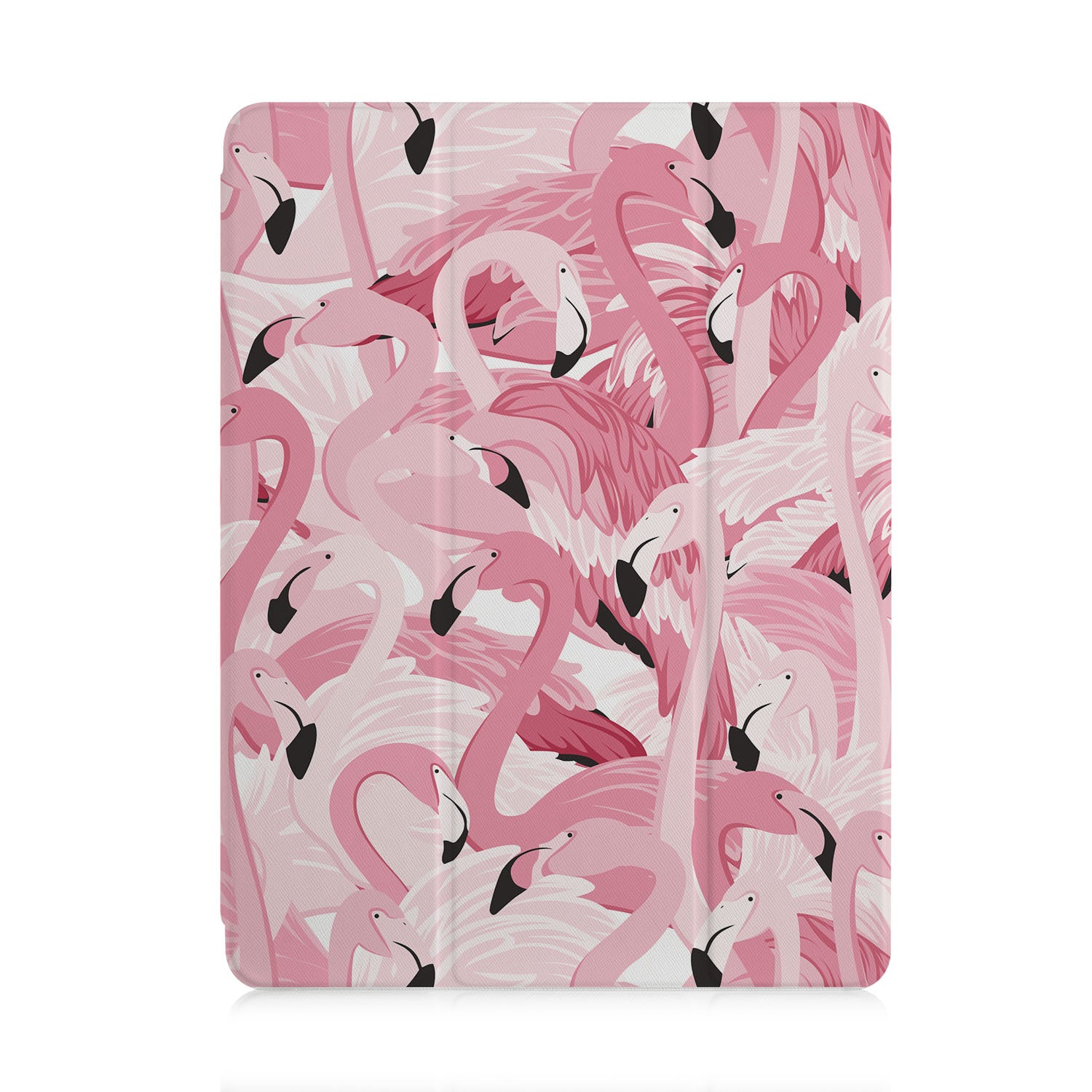Premium iPad Trifold Case with Flamingo Design - Slim Protective Cover for iPad 6/7/8/9/10, Auto Sleep/Wake - Perfect for Work, Travel & School