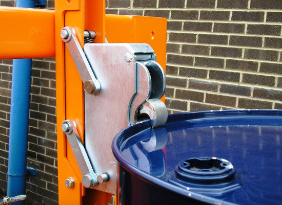 UK Made Forklift Rim Grip Drum Handler - Heavy Duty Drum Lifter for Warehouse, Industrial & Construction Material Handling