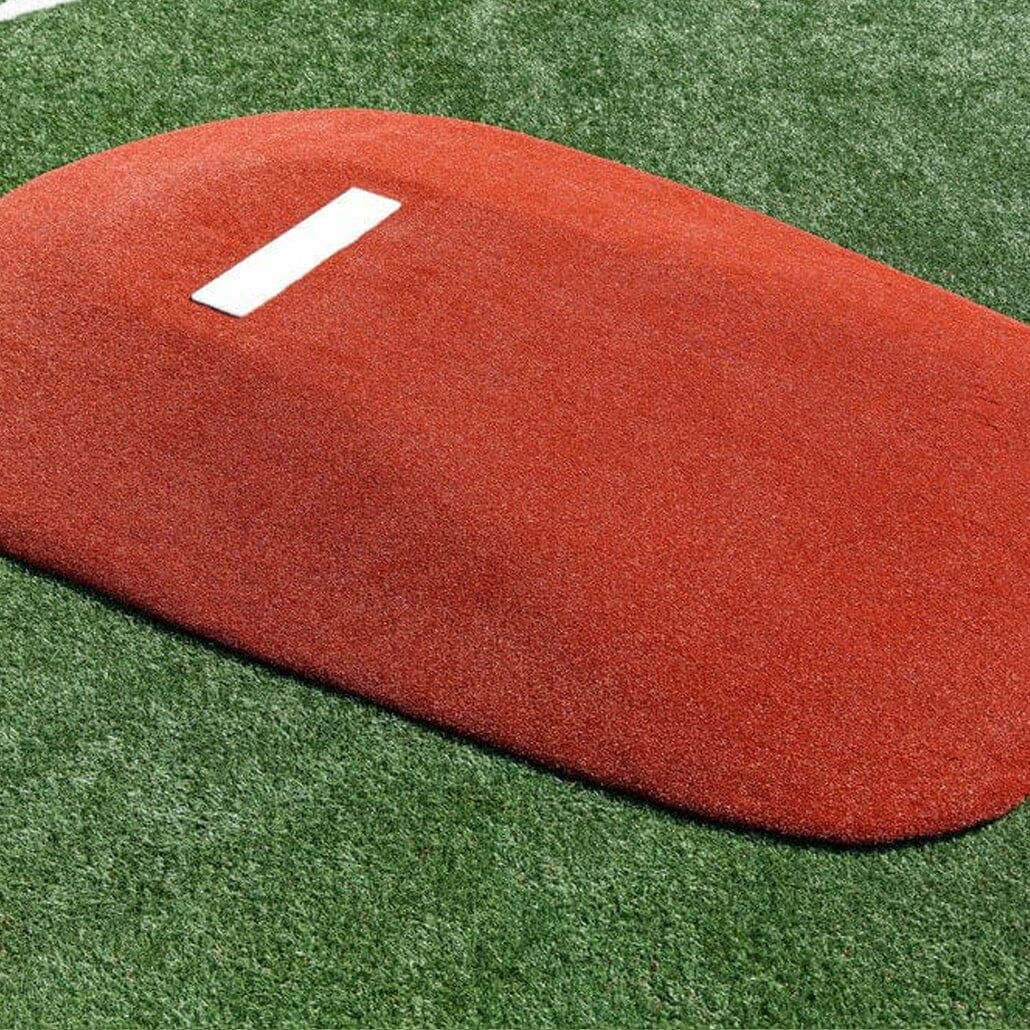 Portolite 10 Inch High Adult Game Mound - 1 Piece Portable Pitching Mound for Baseball & Softball Training | Perfect for Backyard Practice, Pitching Drills & Fielding Exercises