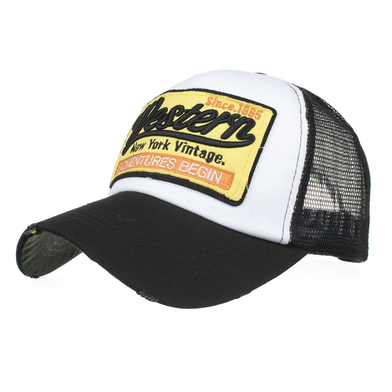 Unisex Breathable Baseball Cap with Wide Brim - UPF 50+ UV Protection Sun Hat for Outdoor Activities, Hiking, Running & Beach