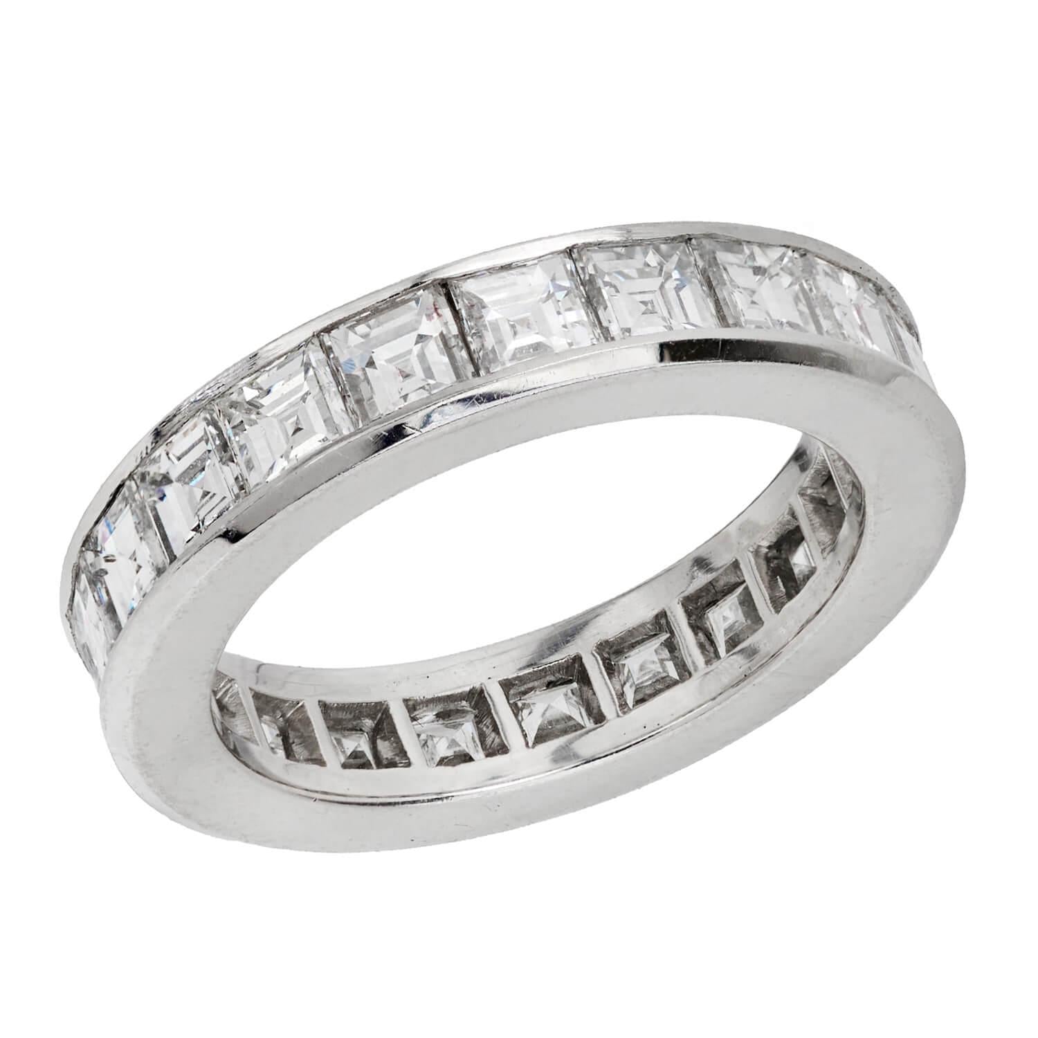 4.00CTW Platinum Diamond Eternity Wedding Band for Women - Perfect for Anniversaries, Engagements & Special Occasions