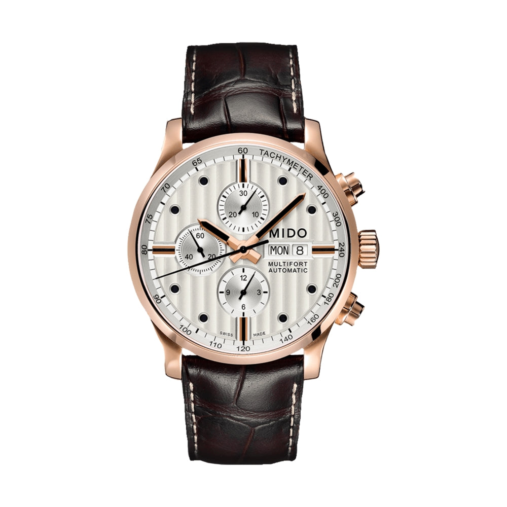 Tissot Multifort Chronograph Men's Watch - Black PVD Coated Stainless Steel, Swiss Automatic Movement - Perfect for Business, Casual & Formal Occasions