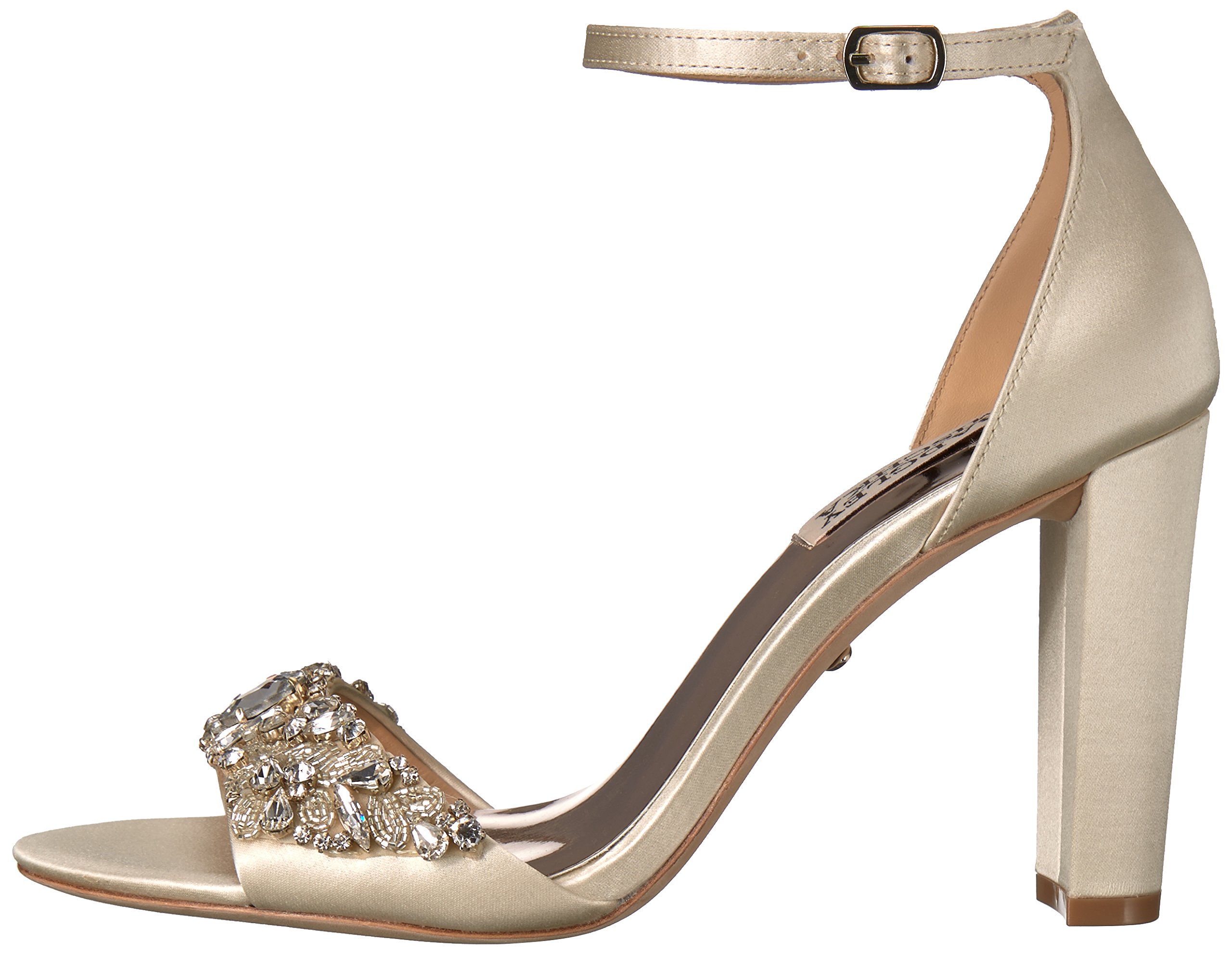 Badgley Mischka Women's Barby Dress Sandals - Elegant Heeled Open-Toe Shoes for Weddings, Parties & Special Occasions